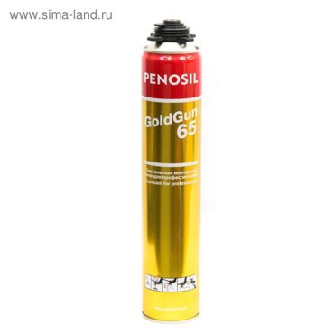 Пена монтажная Penosil Gold Gun 65 профессиональная 875 мл 653₽