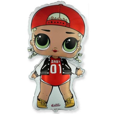 Шар фольгированный 34 SWAG ЛОЛ 123₽