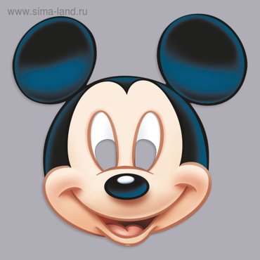 Маска карнавальная Микки Маус 19₽