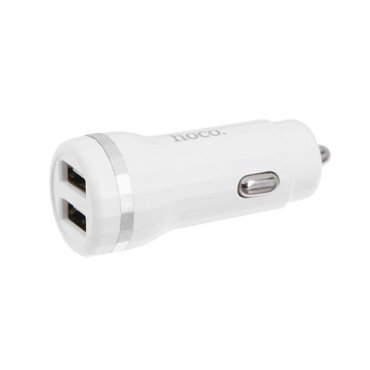 Автомобильное зарядное устройство Hoco Z27 QC30 2хUSB 24 А белое 259₽