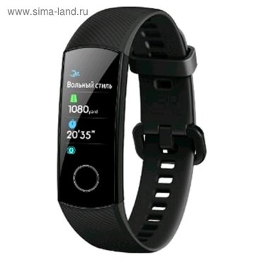 Фитнес-браслет Honor Band 5 095 AMOLED IP67 Bluetooth Wi-Fi Android iOS чёрный 2849₽
