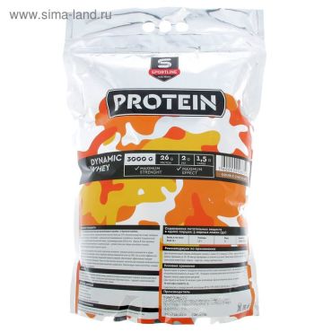 Протеин SportLine Dynamic Whey Protein 85 Двойной школад спортивное питание 3000 г 5648₽