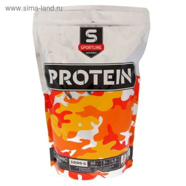 Протеин SportLine Dynamic Whey Protein Лесные ягоды спортивное питание 1000 г 1682₽