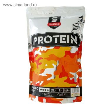 Протеин SportLine Dynamic Whey Protein Ваниль спортивное питание 1000 г 1682₽