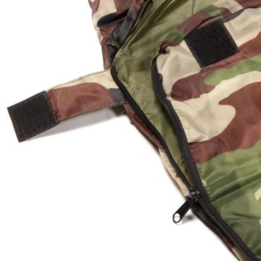 Спальник туристический WILDMAN Милитари с капюшоном 220x75 см от 5 до 15 С 3015₽