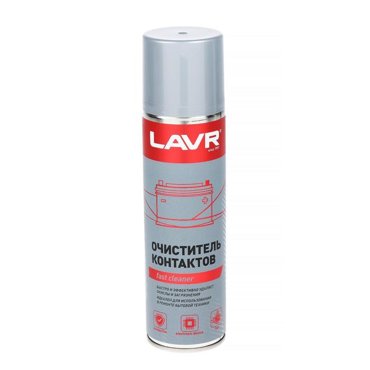 Очиститель контактов LAVR Electrical contact cleaner 335 мл аэрозольный Ln1728 259₽