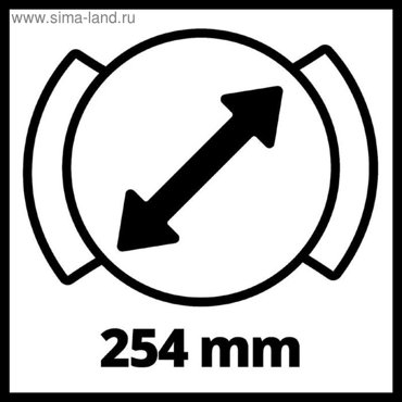 Машина полировальная акк Einhell CE-CB 18254 Li-Solo d254 мм 2500 обмин БЕЗ АКБ И ЗУ 4899₽