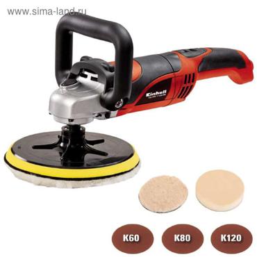 Машина полировальная Einhell CC-PO 11002 E 1100 Вт d180 мм 1000-3500 обмин 3 диска 8800₽