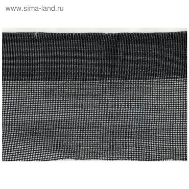 Сетка фасадная затеняющая 6 50 м плотность 120 гм с усиленным краем - 6 см чёрная 46410₽