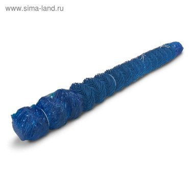 Сетка-рабица с полимерным покрытием синяя ячейка 50 мм толщина 22 мм рулон 12х10 м 1714₽