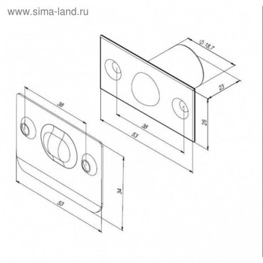 Шариковый фиксатор LB-15 SN цвет матовый никель 180₽