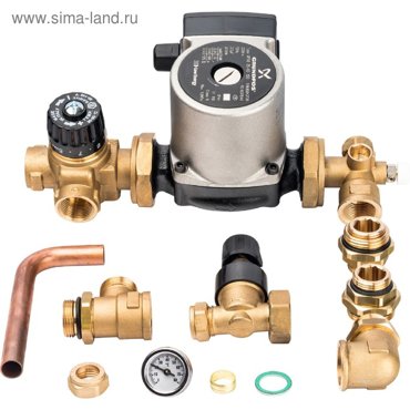 Комплект STOUT для насосной группы с термостатическим клапаном Grundfos UPSO 25-65 130 25282₽