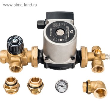 Комплект STOUT для насосной группы с термостатическим клапаном Grundfos UPSO 25-65 130 21613₽