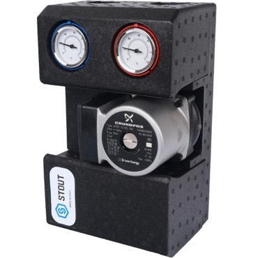 Насосная группа STOUT SDG-0002-002002 термостат клапан 34 Grundfos UPSO 15-65 130 29352₽