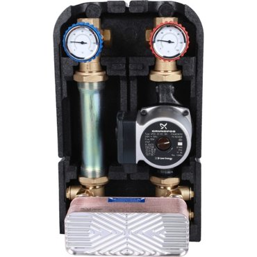 Насосная группа STOUT SDG-0038-282502 теплообменник 28 пластин Grundfos UPSO 25-65 52954₽