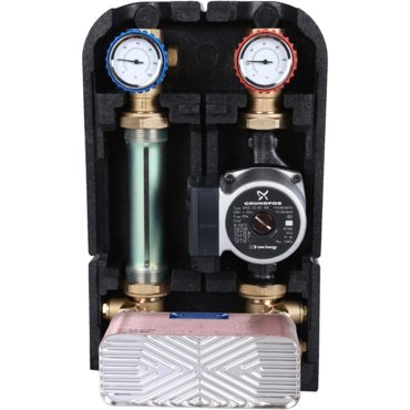 Насосная группа STOUT SDG-0038-342502 теплообменник 34 пластин Grundfos UPSO 25-65 55942₽