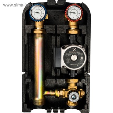 насосная группа STOUT SDG-0002-002502 термостат смес клапан 1 насос Grundfos UPSO 25-65 28569₽
