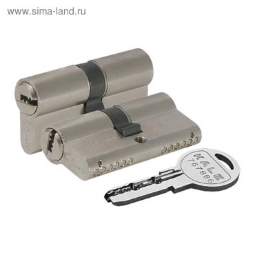 Цилиндровый механизм KALE 164 SN70 30х10х30 мм 5 ключей цвет никель 1333₽