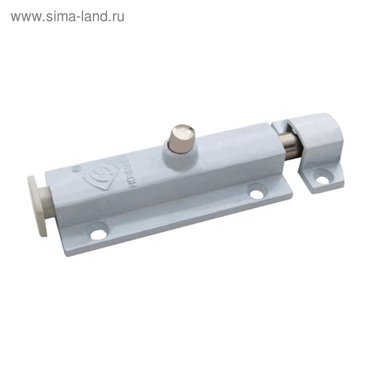 Шпингалет MARLOK 010403 с кнопкой 80 мм цвет белый 107₽