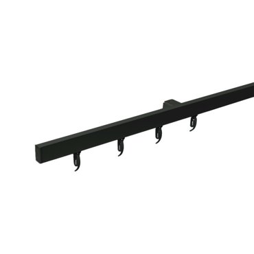 Карниз профильный алюминиевый Facile standard 320 см цвет чёрный 1408₽