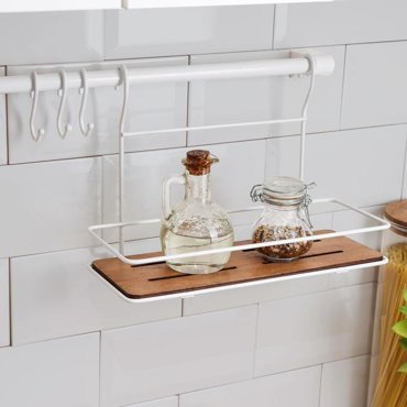 Рейлинговая система для кухни Tekno-tel 7 предметов цвет белый 1290₽