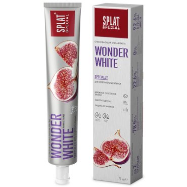 Отбеливающая зубная паста для комплексного ухода SPLAT Special WONDER WHITE 75 мл 289₽