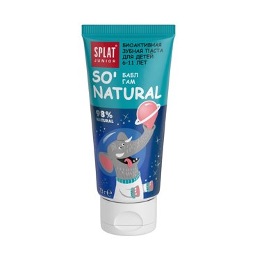 Зубная паста Splat Junior Bubble Gum 55 мл фото 2 219₽