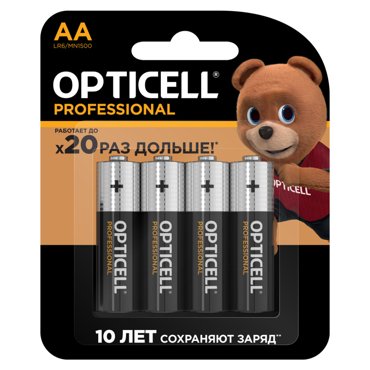 Батарейки Opticell Professional AA 4шт 299₽