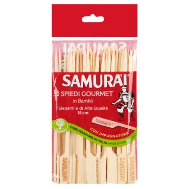 Шпажки бамбуковые Sisma Samurai 15 см 50 шт 109₽