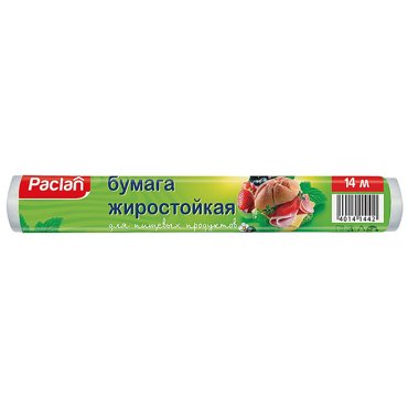 Бумага для хранения продуктов Paclan жиростойкая 14 м 139₽