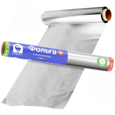 Фольга Lomberta алюминиевая бытовая 10 м 279₽
