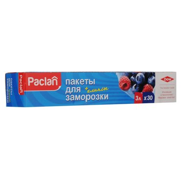 Пакеты Paclan для хранения и замораживания продуктов 3 л 30 шт 119₽