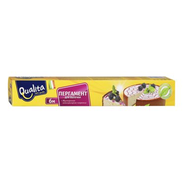 Пергамент для выпечки Qualita в коробке 6м х 30см 129₽