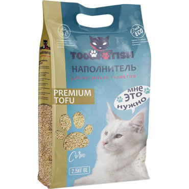 Наполнитель TooCattish Кукуруза 6 л 685₽