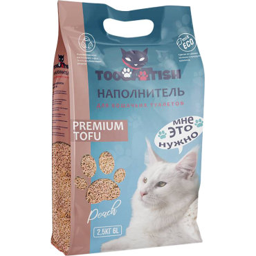 Наполнитель TooCattish Персик 6 л 685₽