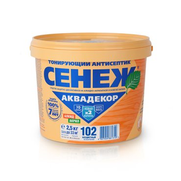 Антисептик Сенеж Аквадекор бесцветная 25 кг 2099₽