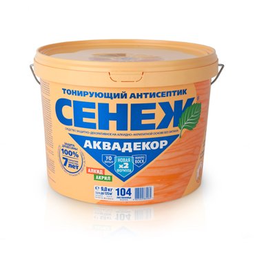 Антисептик Сенеж Аквадекор Х2 Лиственница 90л 460705486 206 4 6899₽