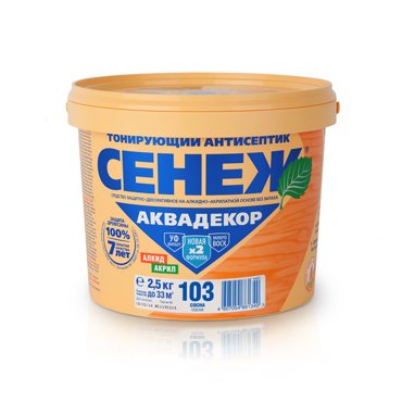 Антисептик Сенеж Аквадекор сосна 25 кг 2099₽