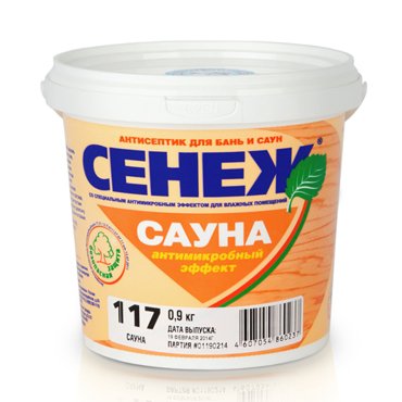 Антисептик Сенеж Сауна 09 кг 709₽