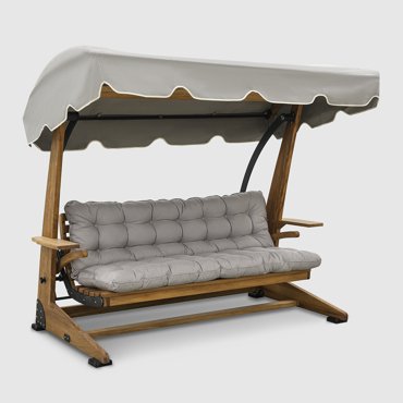 Диван-качели 4-местный Bahcedecor серый 220Х140Х220 см 427990₽
