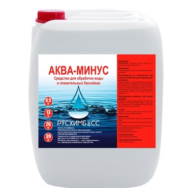 Аква-минус Русхимбасс понижение рН 5л 989₽