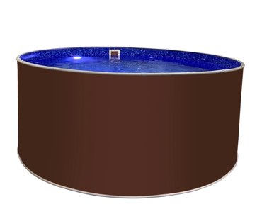 Бассейн Лагуна 25х125 темный шоколад 42929₽