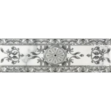 Бордюр PiezaRosa Crystal Белый 222901 7x20 см 62₽