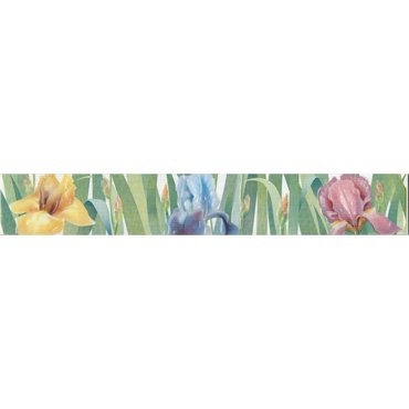 Бордюр PiezaRosa Fiori Ирисы 6x40 см 99₽