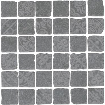 Декор Kerama Marazzi Про Фьюче серый темный мозаичный 30x30 см SBM007DD6405 1004₽
