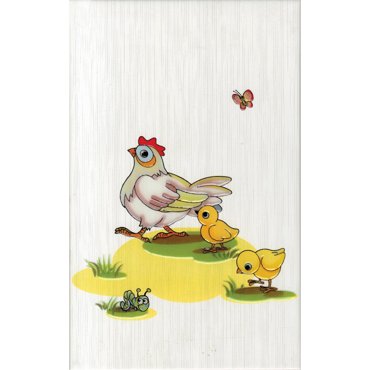 Декор PiezaRosa Fiori 5 Цыплята 25х40 см 269₽