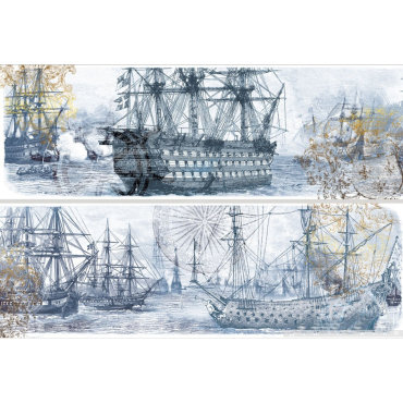 Панно Maritima Ceramics Decorado Batalla 2 pz 30x180 см 16999₽