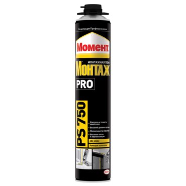 Монтажная пена Момент Монтаж PRO PS750 750 мл 929₽