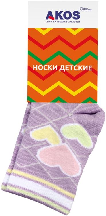 Носки детские Akos сиреневый р12 120₽