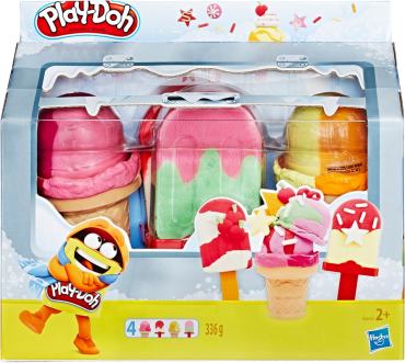 Набор игровой Play-Doh Масса для лепки Холодильник с мороженым 779₽